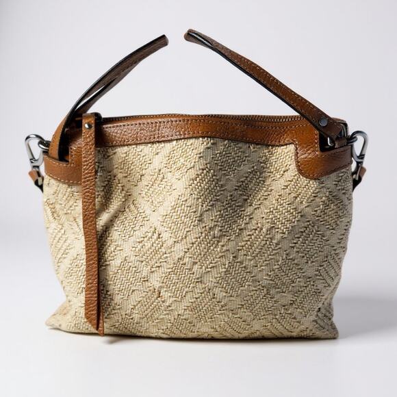 Ripani Genuine Leather Italian Handbag Rare Mint Removable Shoulder Strap - Picture 3 of 10